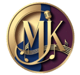 luxurious logo in gold and burgundy ma